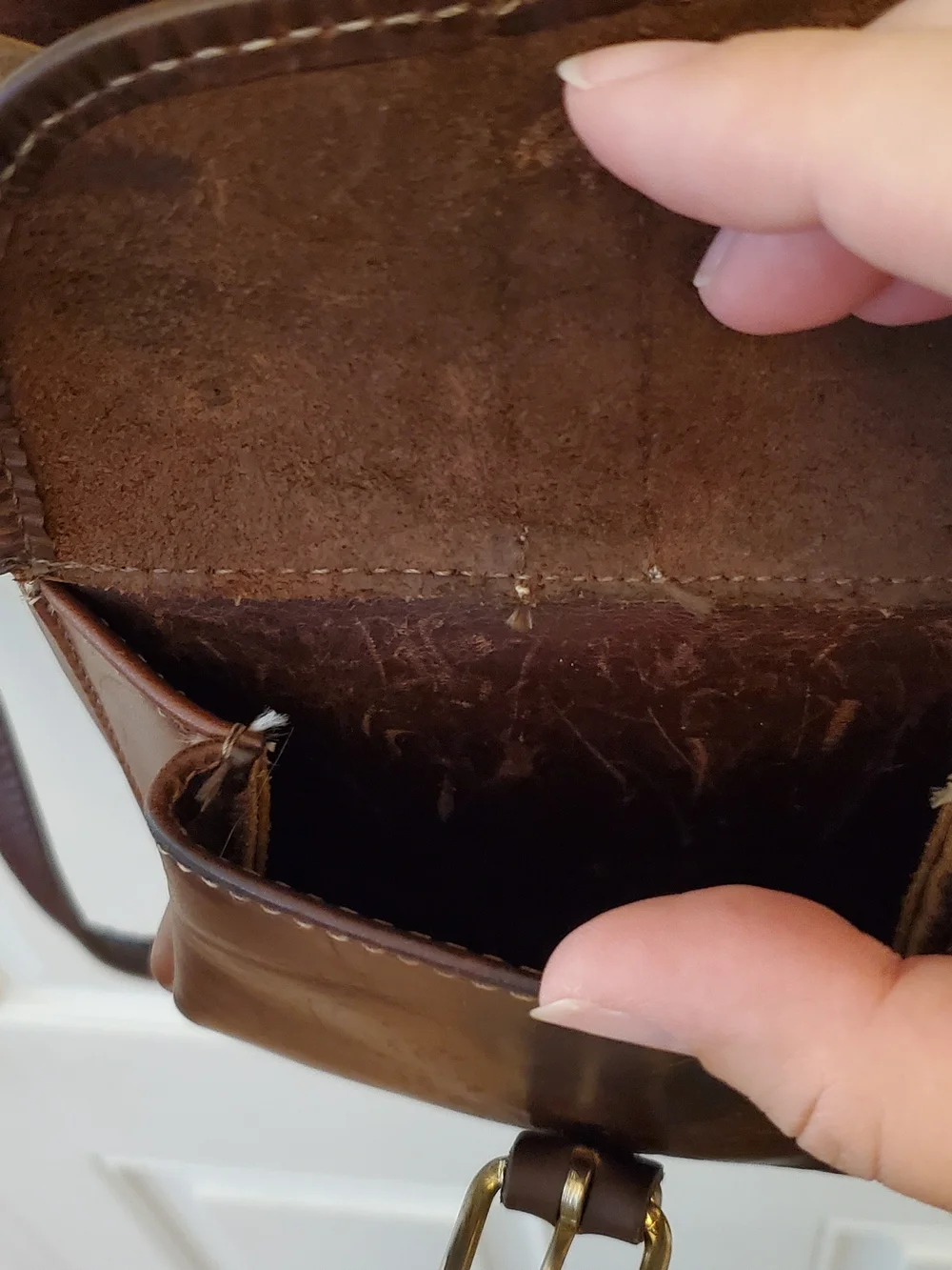 Vintage Leather Mini Backpack purse (like Roots) 90s witchy Whimsigoth y2k Biker